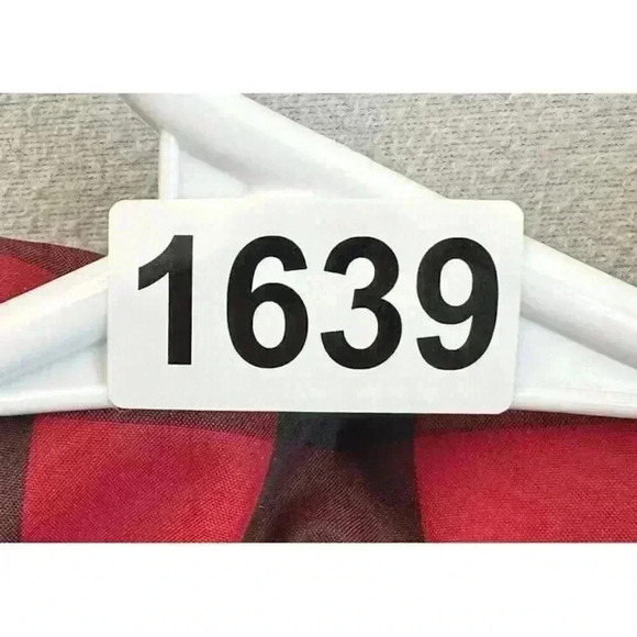 Ruffhewn Woman's Petite Medium Red &‎ Black Buffalo Plaid Puffer Vest Jacket - Picture 7 of 7